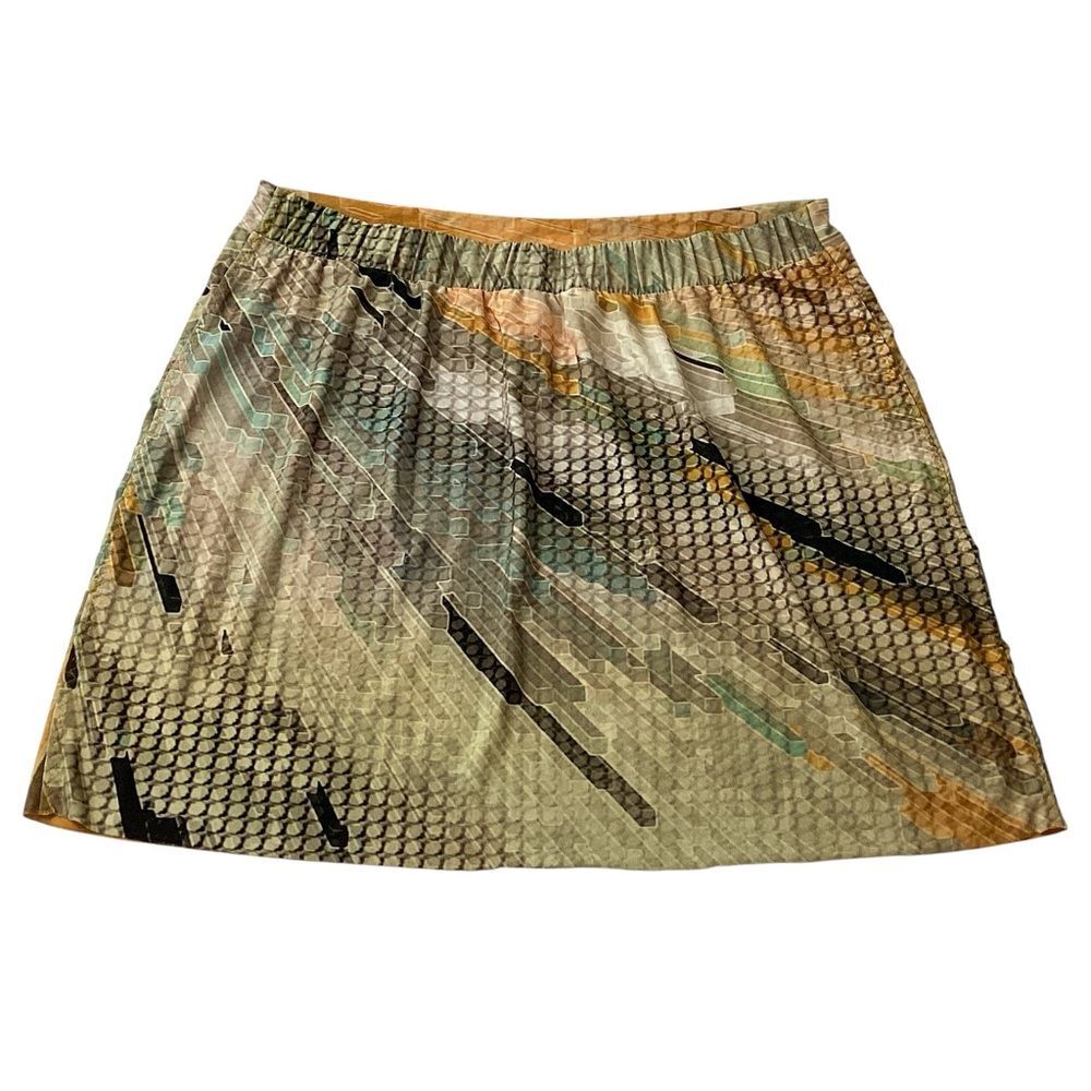 LA PERLA Y2K Mini Skirt IT 42 Geometric Print Y2K Embellished A-Line Italy Rare - Picture 6 of 10